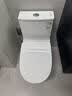 九牧（JOMOO）11562-2-1/01K-1 马桶家用 双旋冲水易洁坐便器 200-400坑距可调 实拍图