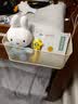 GERTHRON德国宿舍床头置物架床边挂篮上铺神器学生寝室床上好物挂式零食收 奶白-加大号 【送4根扎带/加宽加厚】 实拍图