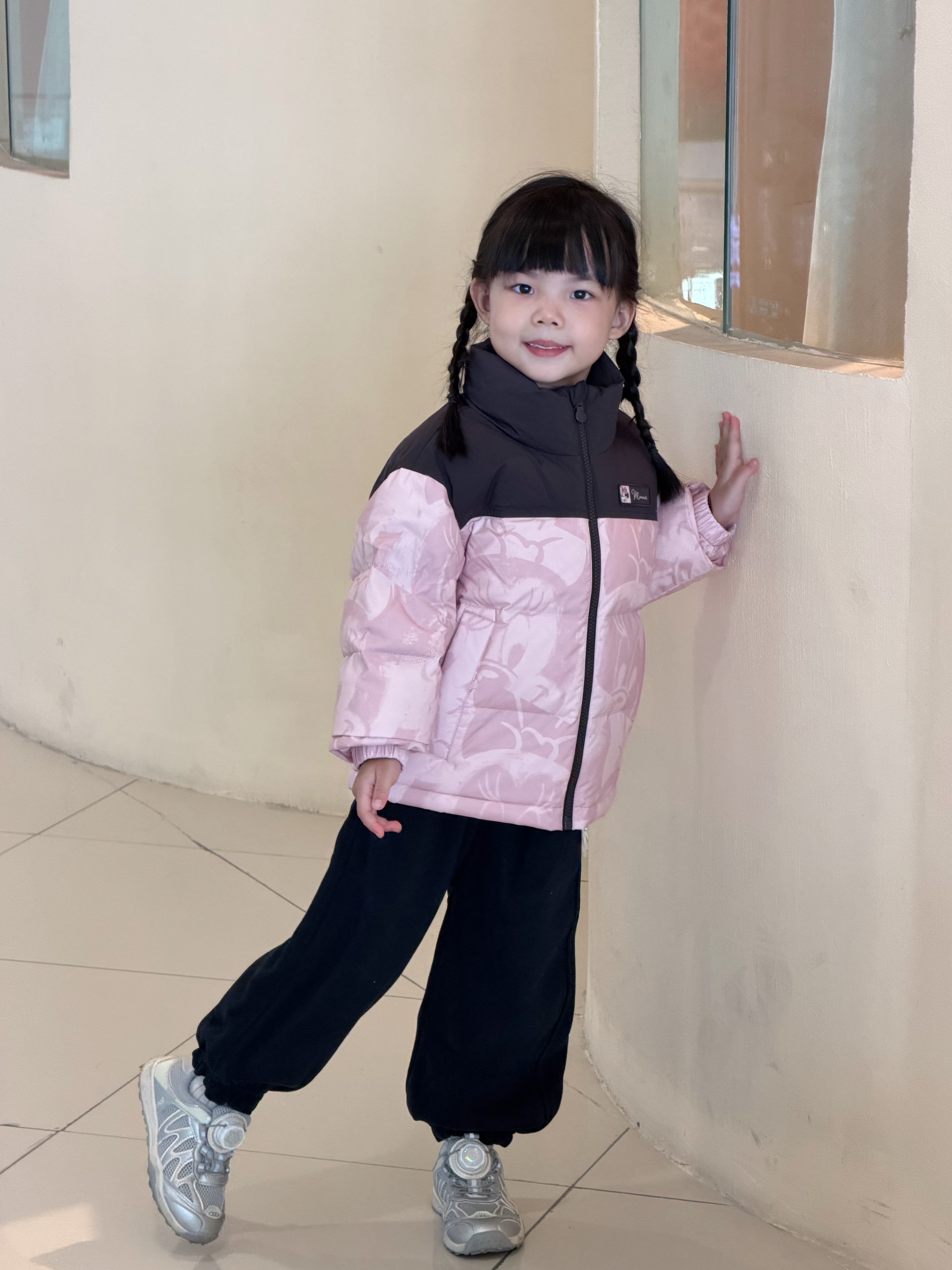 波司登26年冬季男女儿童加厚时尚运动立领短款羽绒服外套T260246110 实拍图