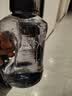 炊大皇运动水杯吨杯大容量吨桶运动水壶塑料水杯 黑色1600ml 实拍图