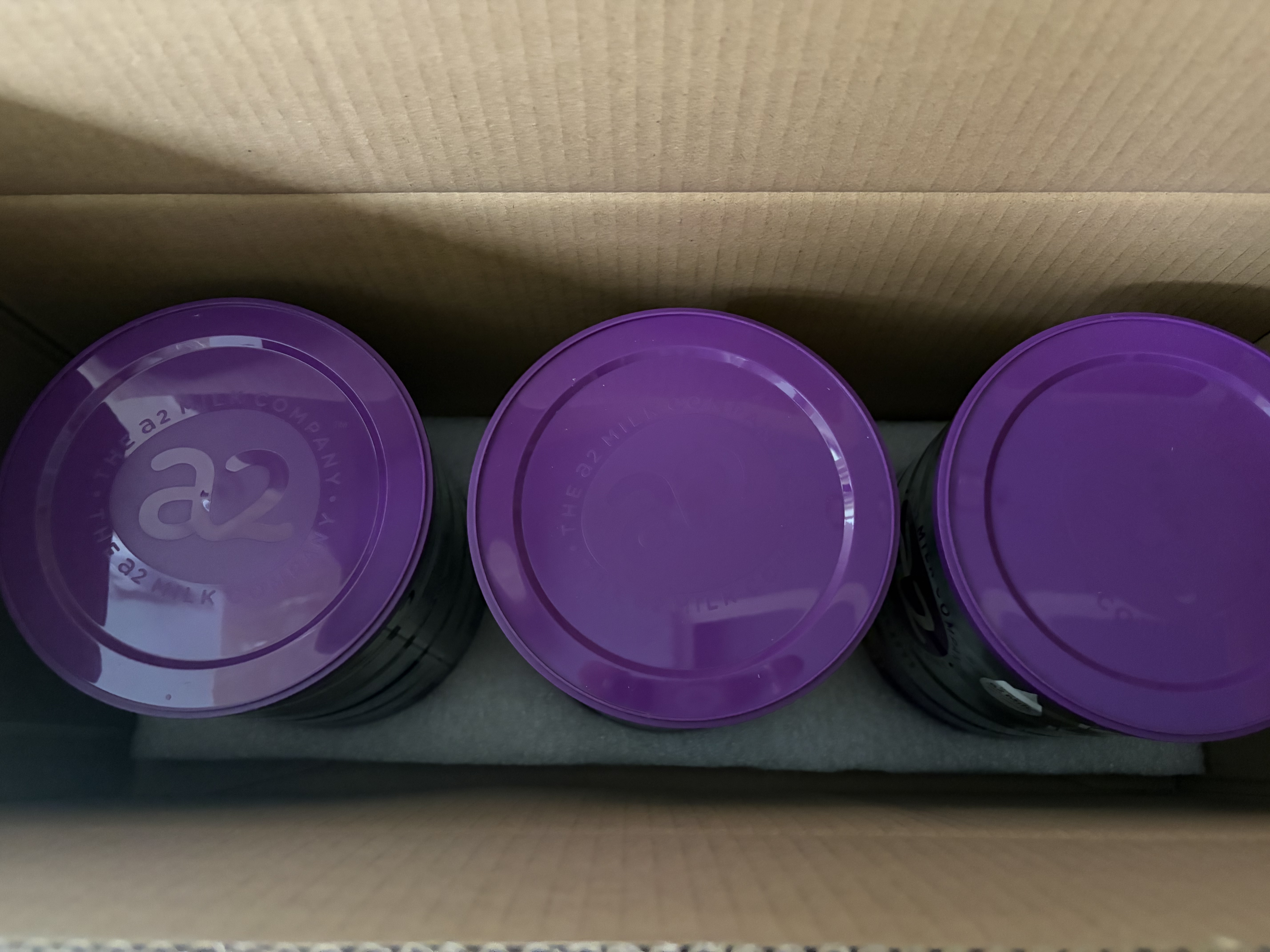 a2奶粉澳版紫白金婴幼儿牛奶粉1段3罐 马年礼盒新西兰草饲+批批严检 实拍图