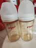 贝亲奶瓶ppsu 新生儿奶瓶 防胀气奶瓶 还原母乳亲喂感宽口径耐摔 160ml+240ml组合 0-6个月 实拍图