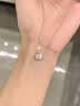 MITHAOL《轻氧》赵露思同款项链女轻奢锁骨链生日礼物实用送女友老婆闺蜜 白金色项链-s925银厚镀18K真金【附近仓次日达】 情人节礼物送女友实用高级感 实拍图