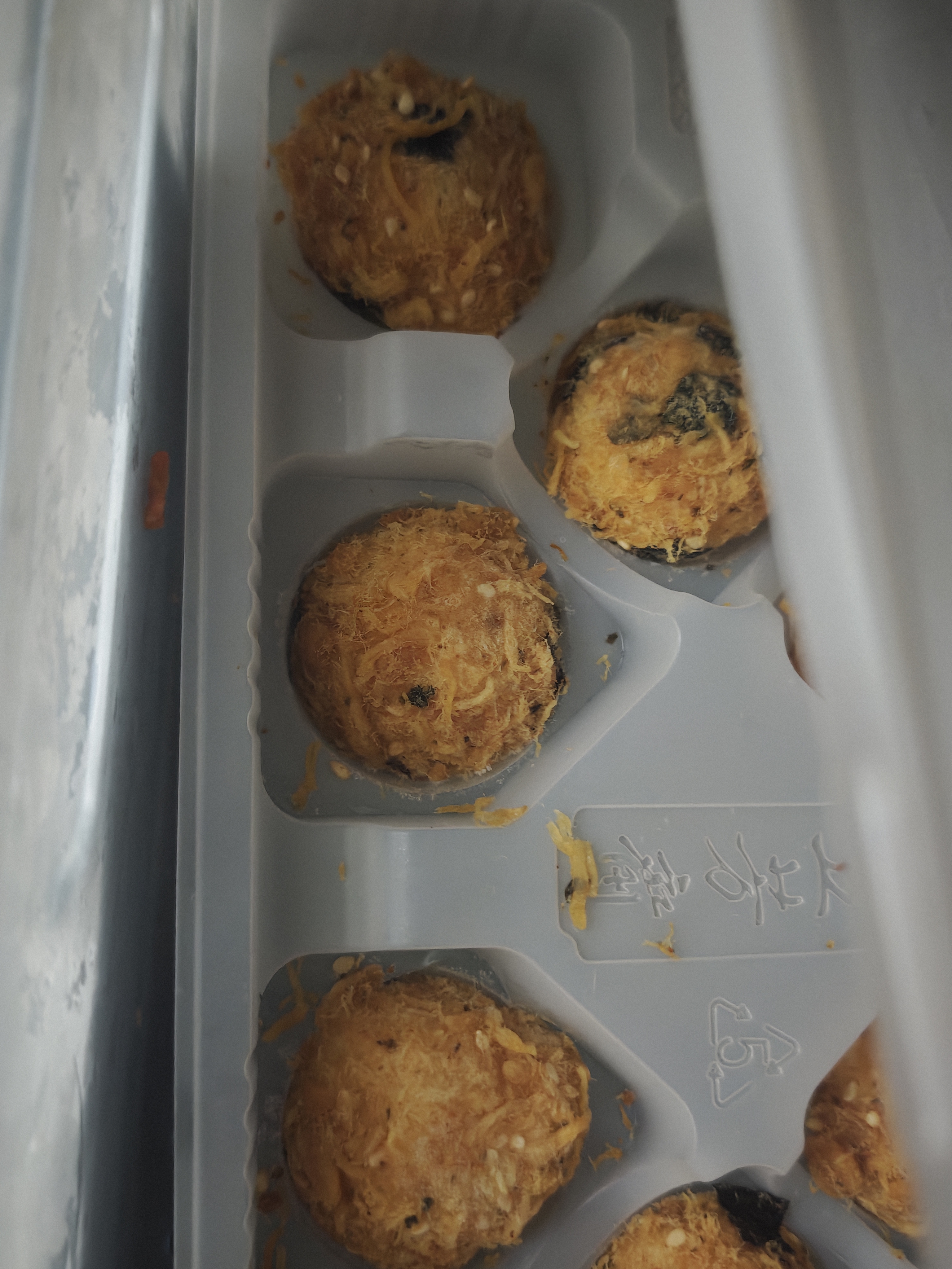 五芳斋 速冻迷你饭团组合 肉松玉米饭团 30g*20只 儿童早餐微波即食 实拍图