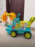 谷雨（GOODWAY）婴儿早教学步车挖掘机宝宝学走路儿童玩具拖拉助步手推车生日礼物 实拍图