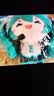 灵动创想初音未来Miku马尾甩甩fufu周边玩偶毛绒公仔笑笑款生日礼物 实拍图