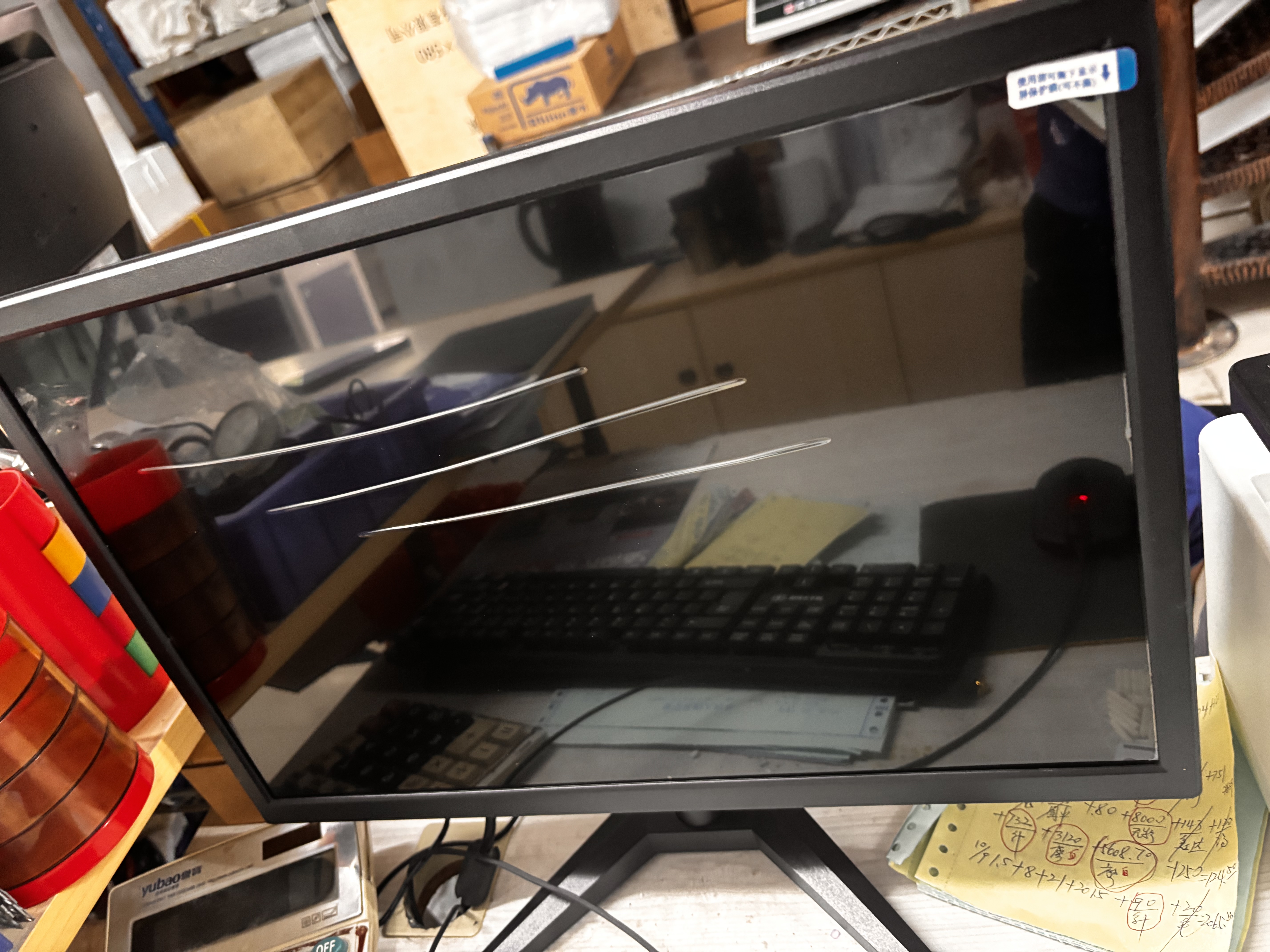 凡卡仕显示器电脑屏幕19英寸显示器 高清家用办公游戏工业安防监控电脑显示屏 HDMI+VGA接口 可壁挂 实拍图