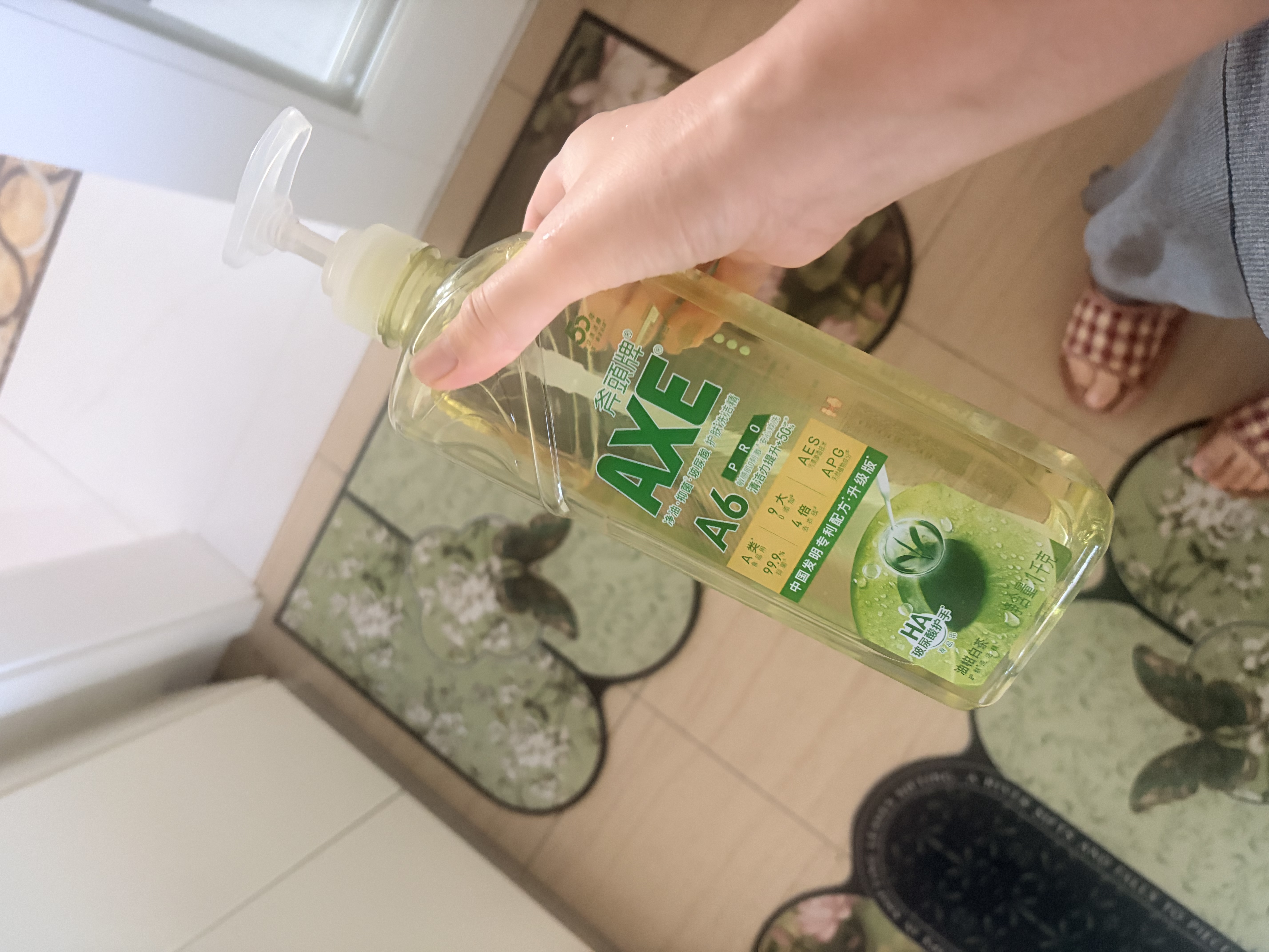 AXE斧头牌油柑白茶护肤洗洁精1kg*2瓶祛油不伤手 清洁力+50% 实拍图