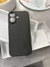 奶小鸭适用苹果17手机壳 iphone17保护套镜头全包液态硅胶超薄防摔简约软壳男女款 石墨灰 实拍图