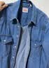 Levi's李维斯女士美式复古简约通勤经典翻领宽松蓝色牛仔衬衫 浅蓝色第二批 M 实拍图