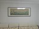 摩马艺品千里江山图客厅装饰画沙发背景墙办公室挂画宋式美学山水画 雅致红褐实木画框【免费安装】 70x182cm（馆藏丝绢画芯） 实拍图