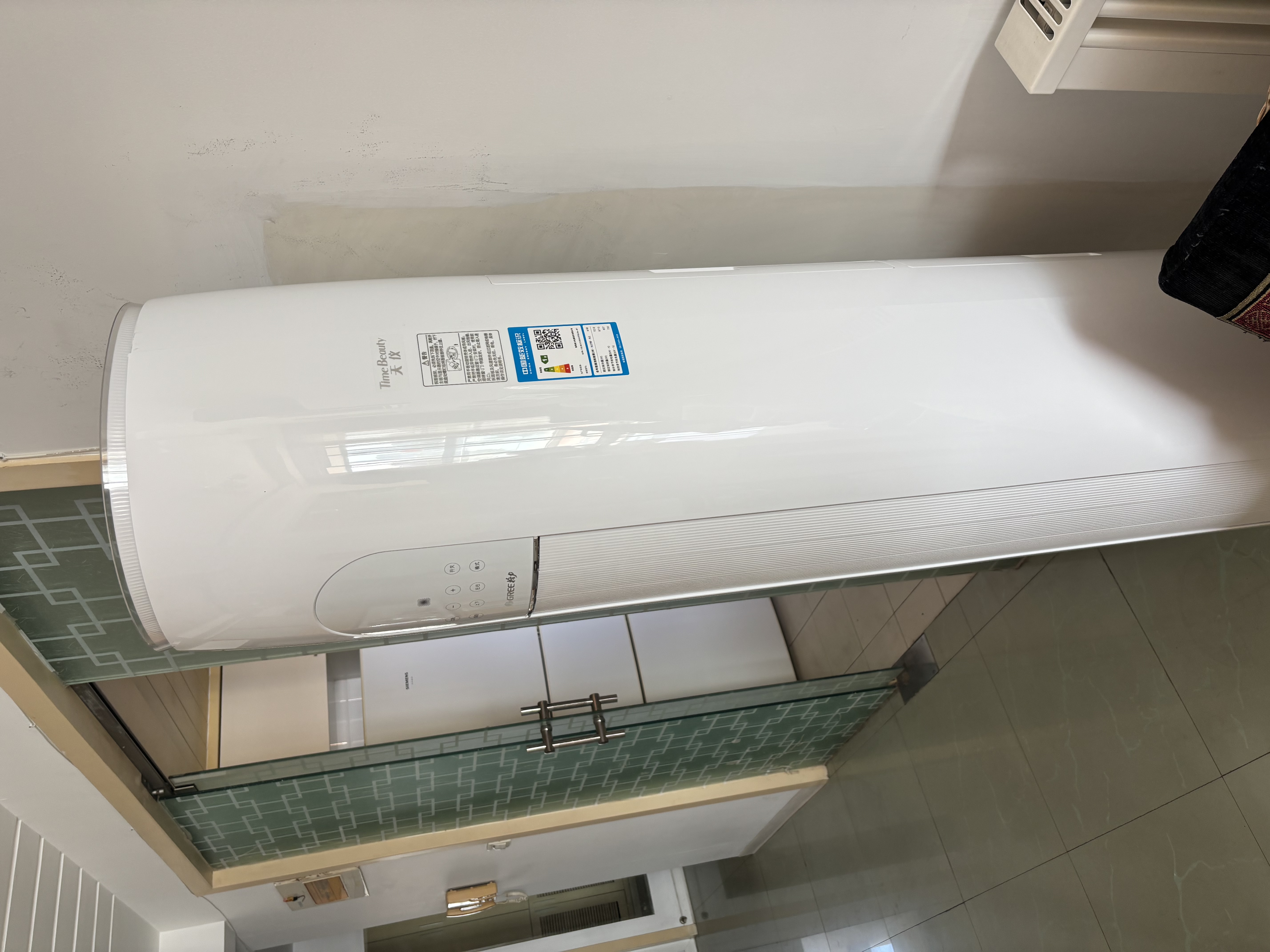 格力空调 天仪 3匹【外机7㎜双排纯铜管】新一级能效 变频 立柜式 客厅 省电节能柜机 国家补贴 实拍图