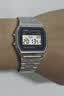 卡西欧（CASIO）手表 小春同款 情侣经典复古小方块 时尚学生表小金表情人节礼物 A158WA-1D 店主主推 实拍图