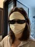 小野和子真丝防晒防紫外线100%桑蚕丝医美面罩脸基尼 新版香槟金 实拍图
