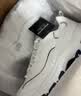 斯凯奇（Skechers）女鞋小白熊女士休闲鞋子厚底增高百搭运动软底老爹鞋女99999863 白色/海军蓝色/WNV 36 实拍图