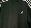 adidas通勤休闲三条纹连帽夹克早秋外套卫衣男装阿迪达斯轻运动   黑色/白   M 实拍图