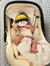 怡戈（Ekobebe）新生婴儿提篮式儿童安全座椅汽车用宝宝便携车载奶酪白【新国标】 实拍图