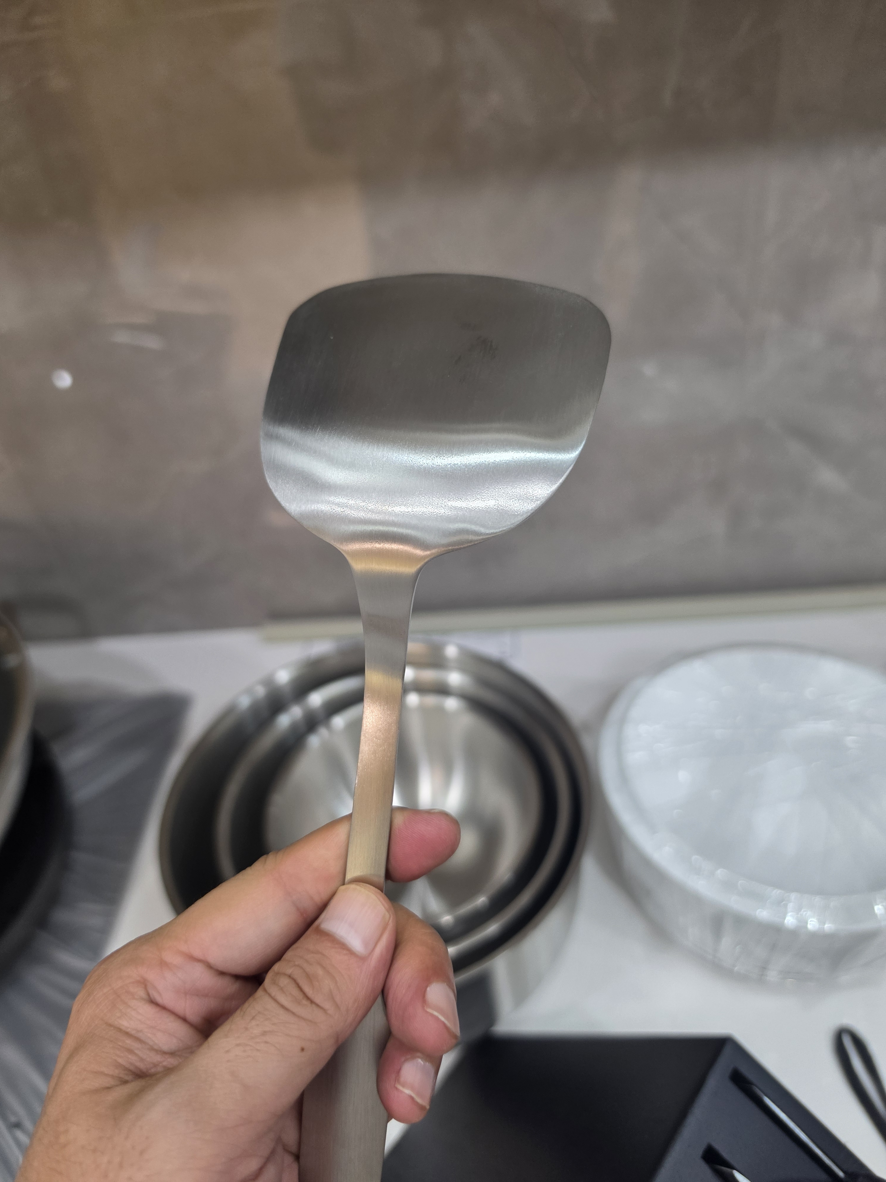 双立人（ZWILLING）Twin Prof 锅铲炒菜铲不锈钢锅铲中式炊具 33cm中式锅铲 实拍图