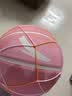 安踏（ANTA）篮球儿童5号小学生幼儿园4号室内外耐磨橡胶青少年7号蓝球 粉5号 实拍图