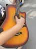 维卡斯（WEIKASI）民谣吉他初学者木吉他单板新手入门练习琴guitar吉它学生男女乐器 38英寸日落色+礼包【初学推荐】 实拍图
