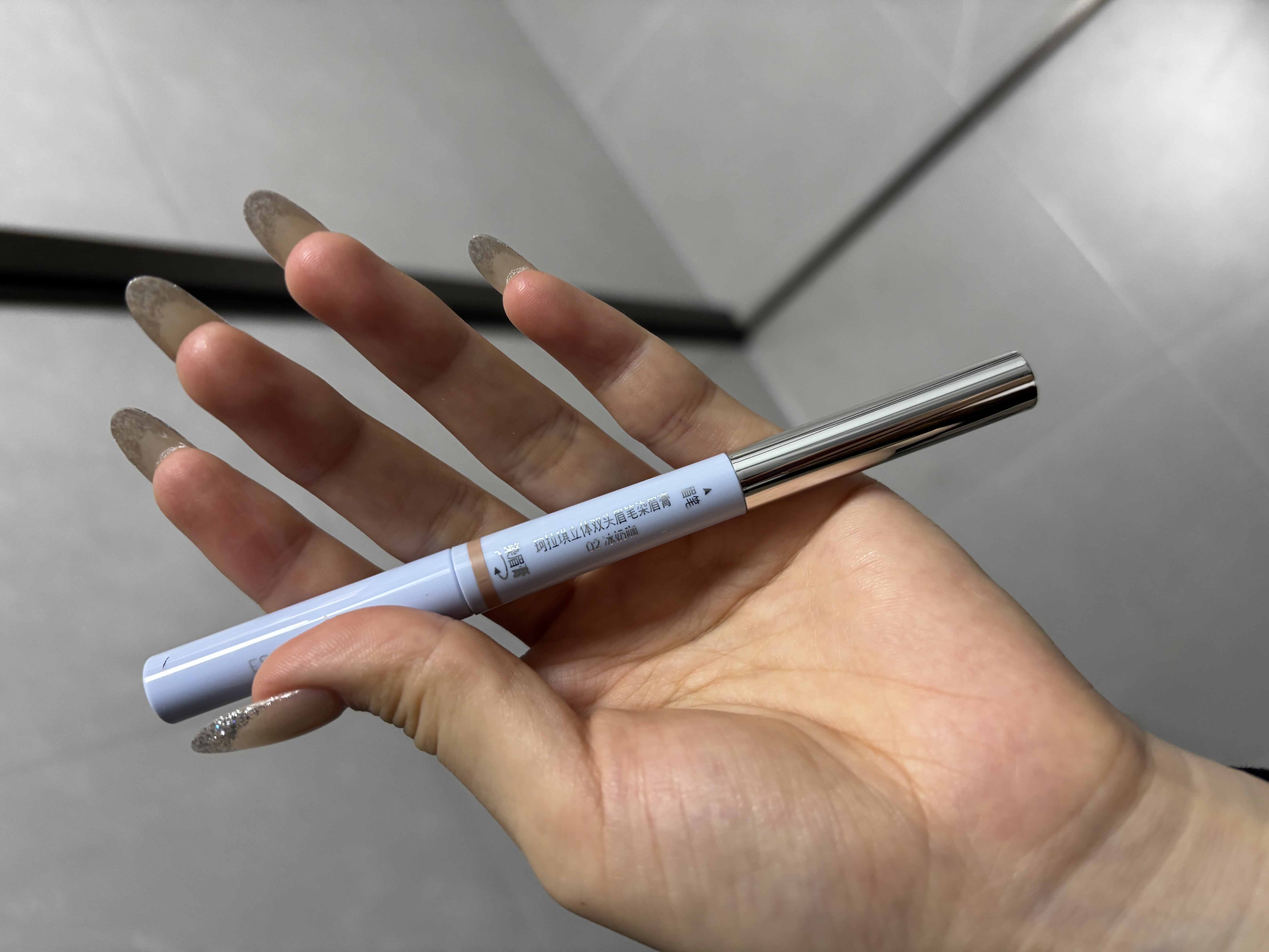 Color Key珂拉琪双头眉笔染眉膏送女友中秋节礼物新手易画防水防汗冰奶咖 实拍图