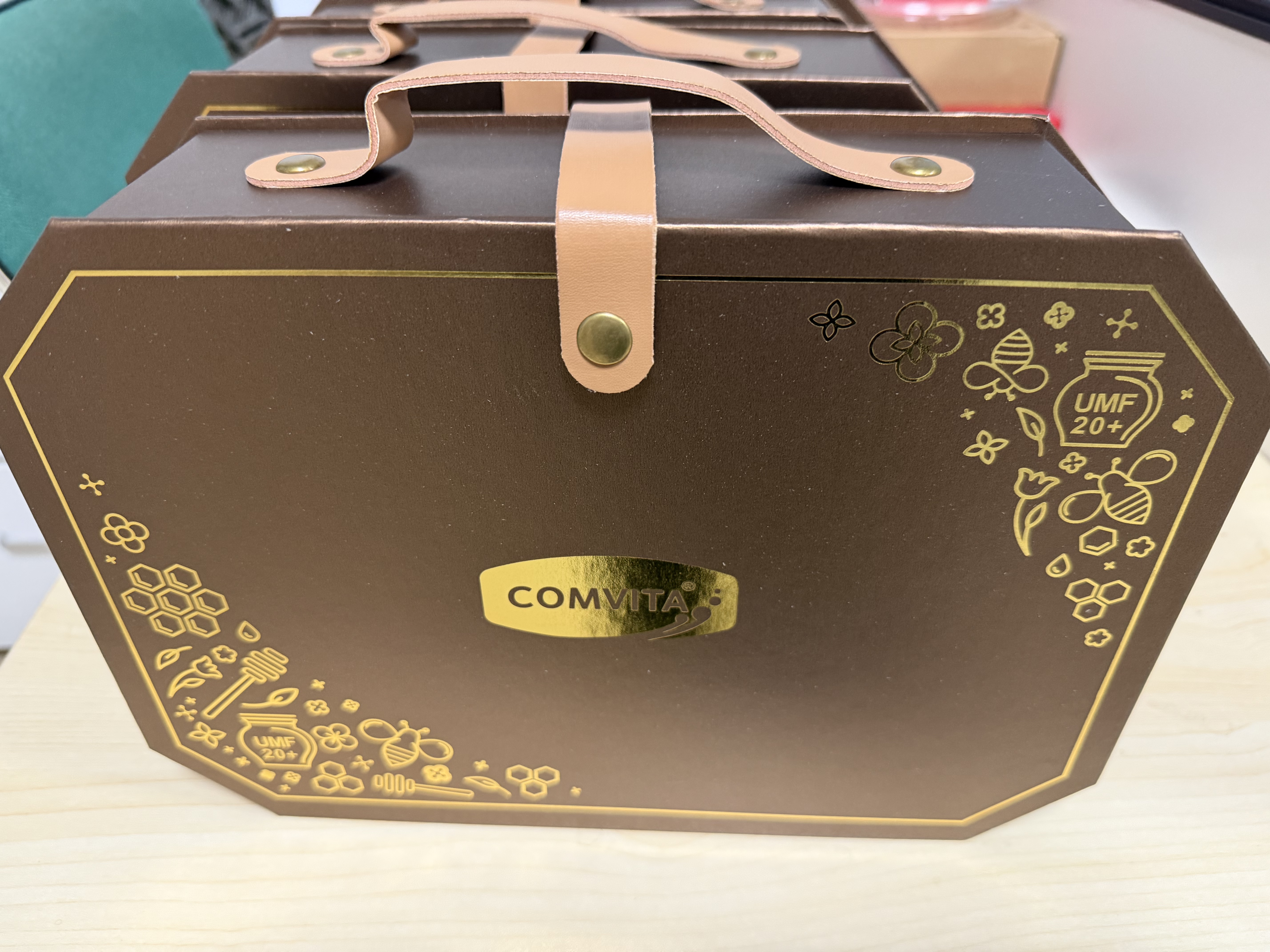 康维他（Comvita）麦卢卡蜂蜜礼盒装UMF20+250g*2瓶 新西兰滋补品 送长辈节日礼物 实拍图