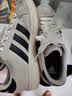 adidas 面包鞋 GRAND COURT BASE 00s休闲板鞋平底鞋男女阿迪达斯   矾土棕/黑色/汉玉白   40.5 实拍图