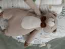 澳贝（auby）婴幼儿玩具华夫格小熊安抚巾宝宝哄睡阿贝贝毛绒手偶新生儿礼物 实拍图