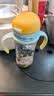 贝亲（Pigeon）防胀气 自然成长翻盖直饮吸管 大童奶瓶330ml 马戏团 18月+ AA279 实拍图