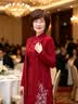 俞兆林（YUZHAOLIN）婚礼妈妈装2026新款喜婆婆婚宴礼服春秋装阔太太旗袍连衣裙两件套 RL-9239 红色【两件套】 2XL 【建议105-120斤】 实拍图