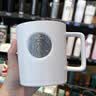 星巴克（Starbucks）墨水咖啡杯白色浮雕马克杯414ml办公室咖啡水杯男女生教师节礼物 实拍图