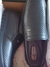 蜻蜓牌夏季凉鞋男真皮商务休闲凉皮鞋男镂空洞洞鞋透气软底中老年爸爸鞋 黑色 44 实拍图