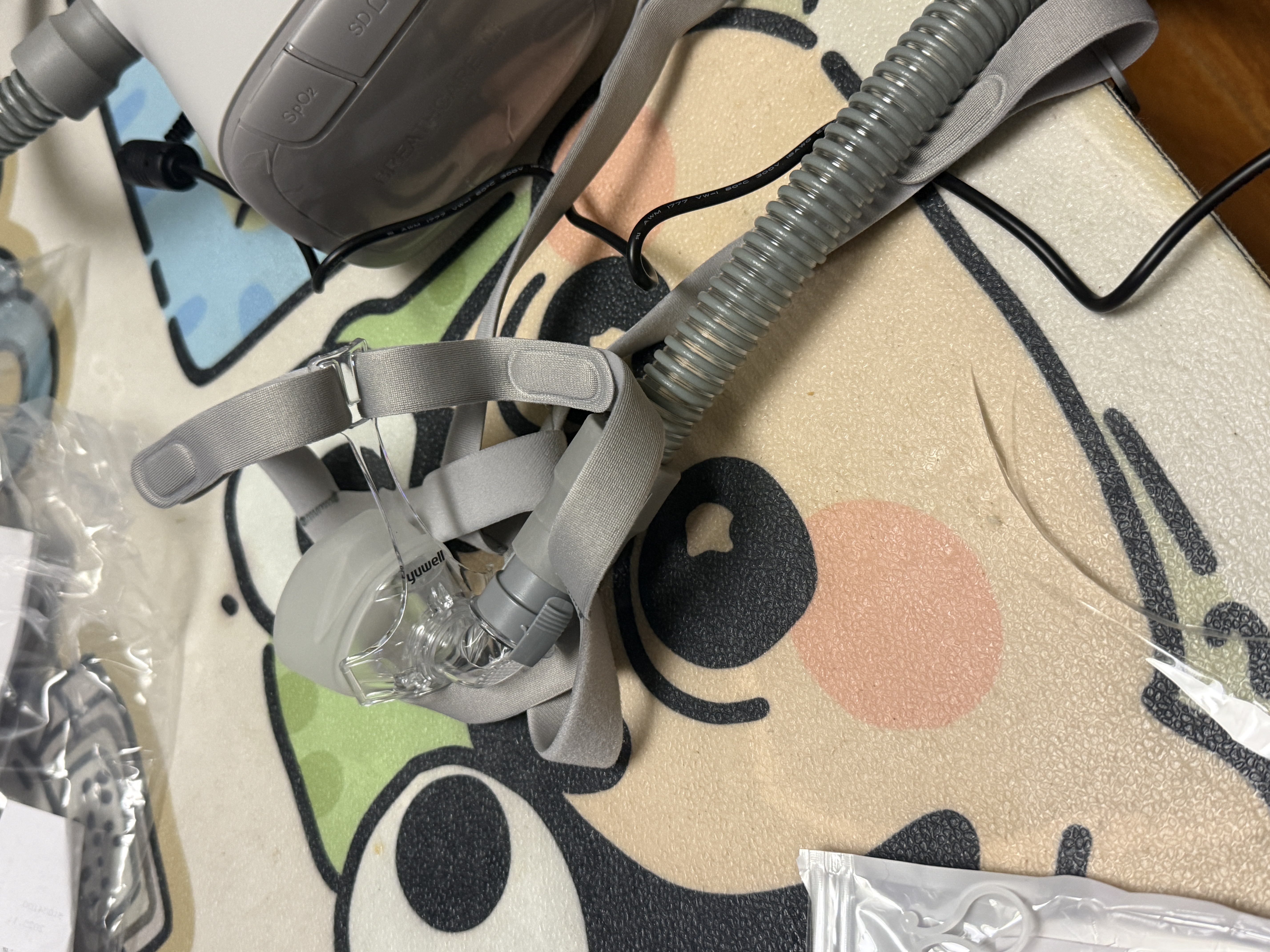 鱼跃920Auto双水平呼吸机全自动睡眠打呼噜家医用憋气呼吸暂停止鼾 实拍图