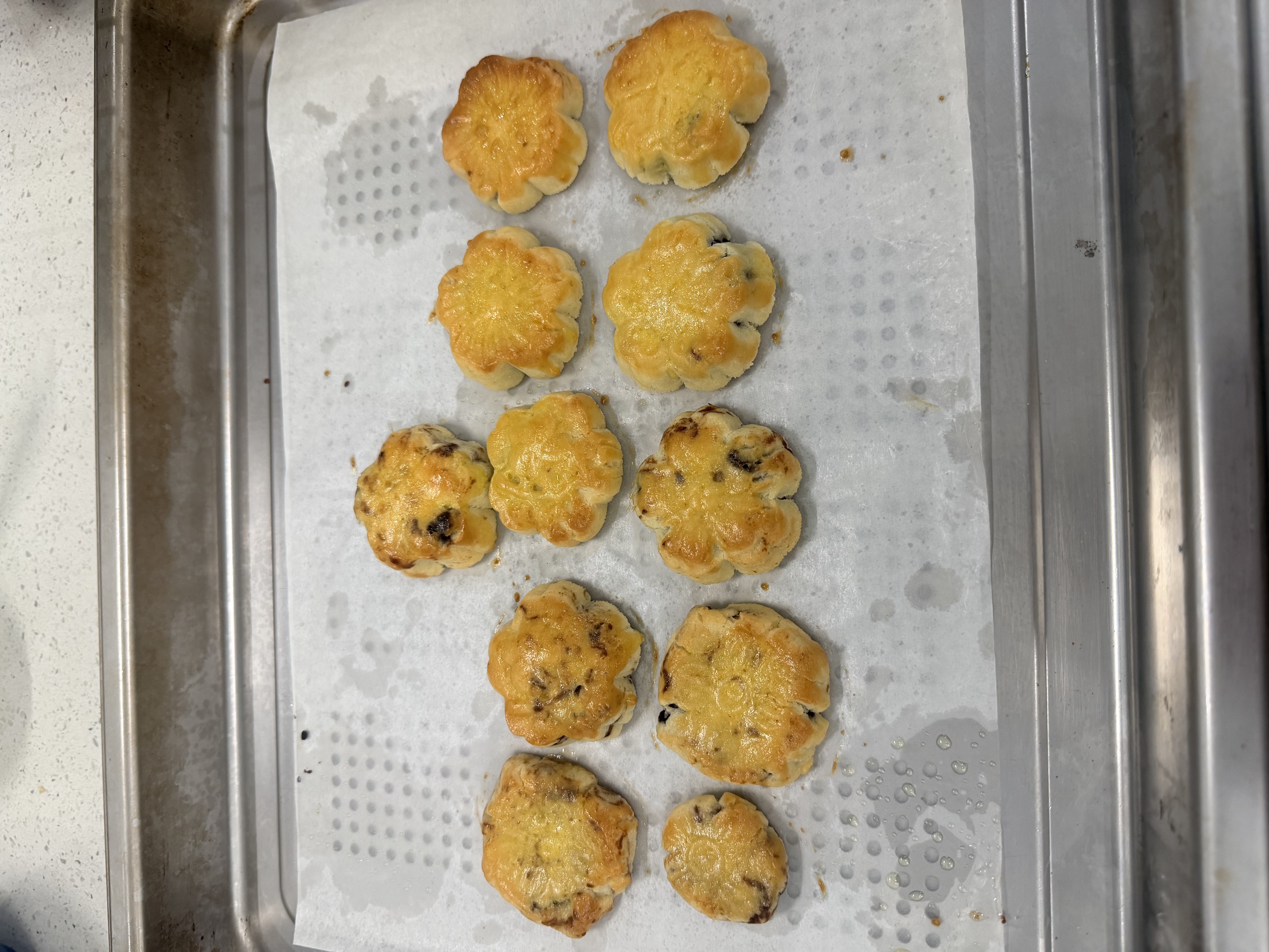 魔幻厨房冰皮月饼模具中秋节绿豆糕【6花片】50g宝宝紫薯山药糕模具按压器 实拍图