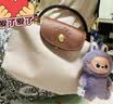 珑骧（LONGCHAMP）短柄迷你手提饺子包节34175089迷你砖红色包包送女友生日礼物 实拍图