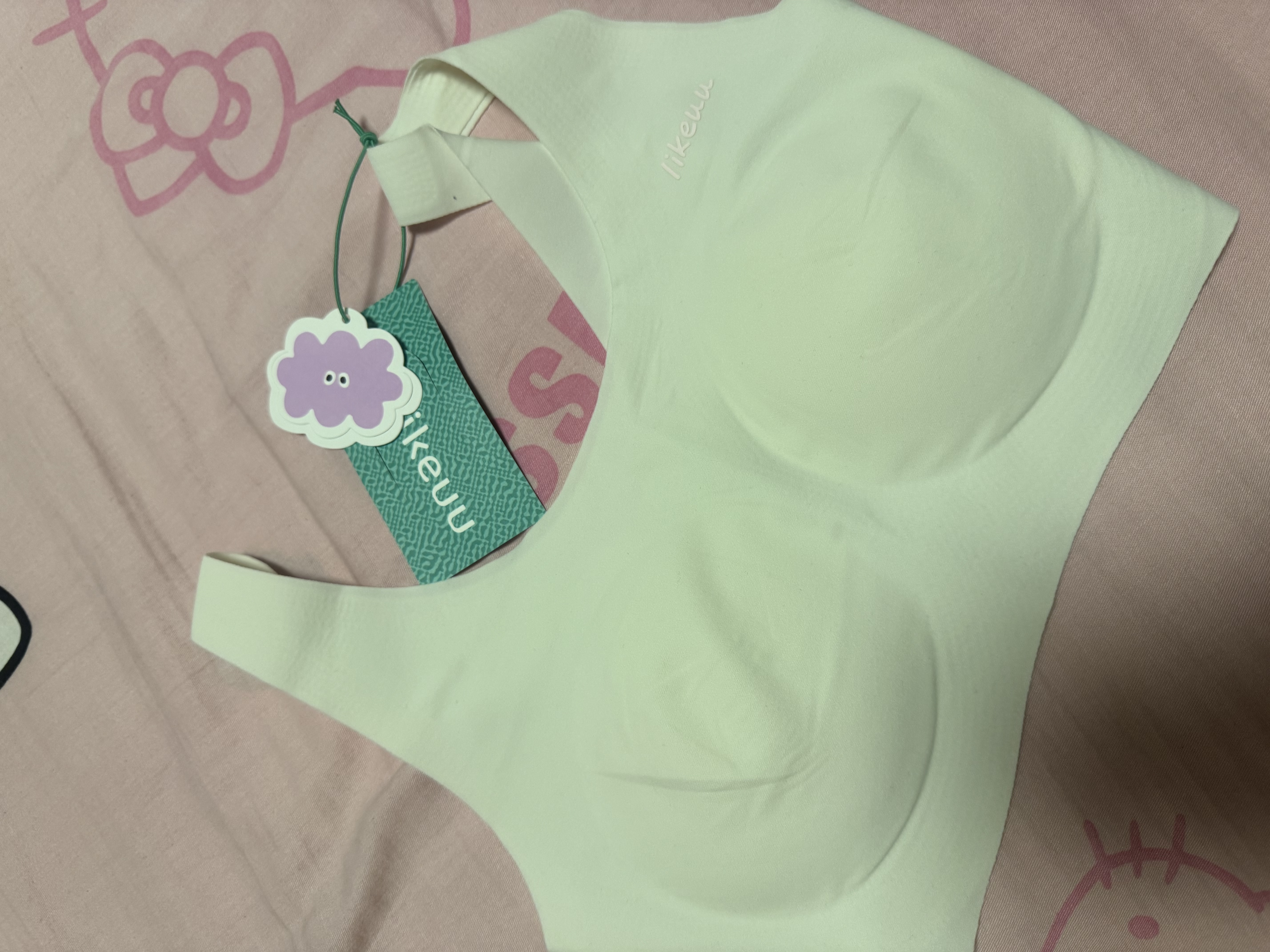 like uu【京东专供】女童内衣背心少女文胸发育期初中生12-16岁运动内衣 实拍图