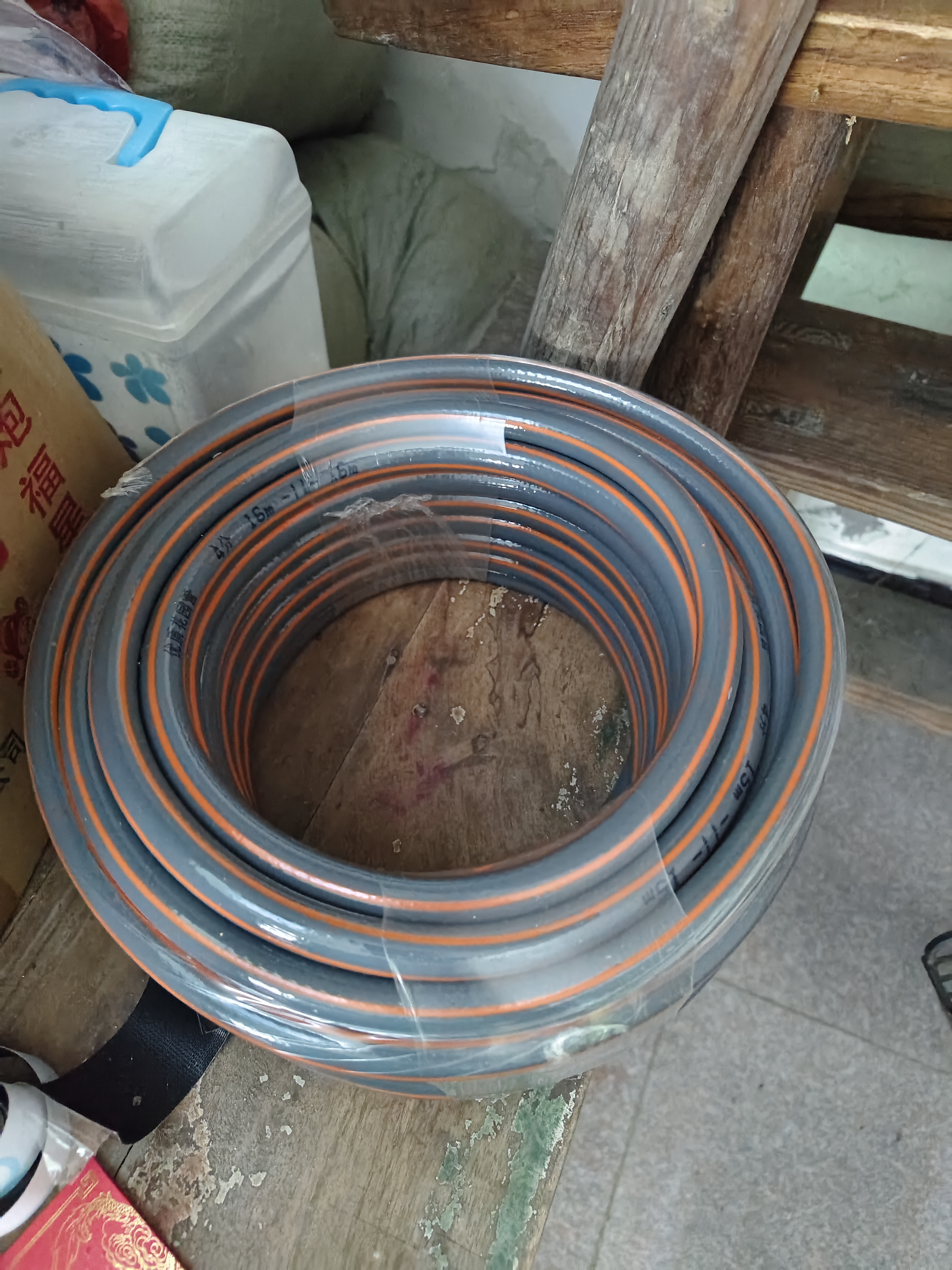 漫德莱水管软管 花园浇花浇水自来水软管家用洗车高压pvc塑料管4分20米 实拍图