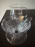 泰摩 冰瞳手冲咖啡滤杯 V60通用咖啡过滤器 滴滤咖啡过滤杯 标准版01号透明滤杯+分享壶360ml 实拍图