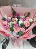 馨仪教师节鲜花速递玫瑰向日葵康乃馨花束送女友老婆生日礼物同城配送 11朵粉玫瑰混搭花束 实拍图