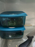 特百惠（Tupperware）欢宴备餐饭盒可微波加热便当盒带饭上班族餐盒可冷藏冷冻保鲜盒 欢宴备餐蓝色单个 1L 实拍图