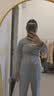 迪卡侬（DECATHLON）户外透湿抓绒女加厚摇粒绒抓绒衣保暖外套冲锋衣内胆MH100 全拉链-浅灰色 M 实拍图