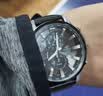 卡西欧（CASIO）商务休闲日韩手表男士太阳能闹钟防水钢带皮带石英腕表送男友礼物 EFB-530L-2A渐变表盘+秒表防水 实拍图