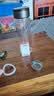 【京东物流配送】高硼硅双层玻璃杯大容量泡茶杯水杯子茶水分离杯 【双层加厚】茶杯350ml1只 实拍图