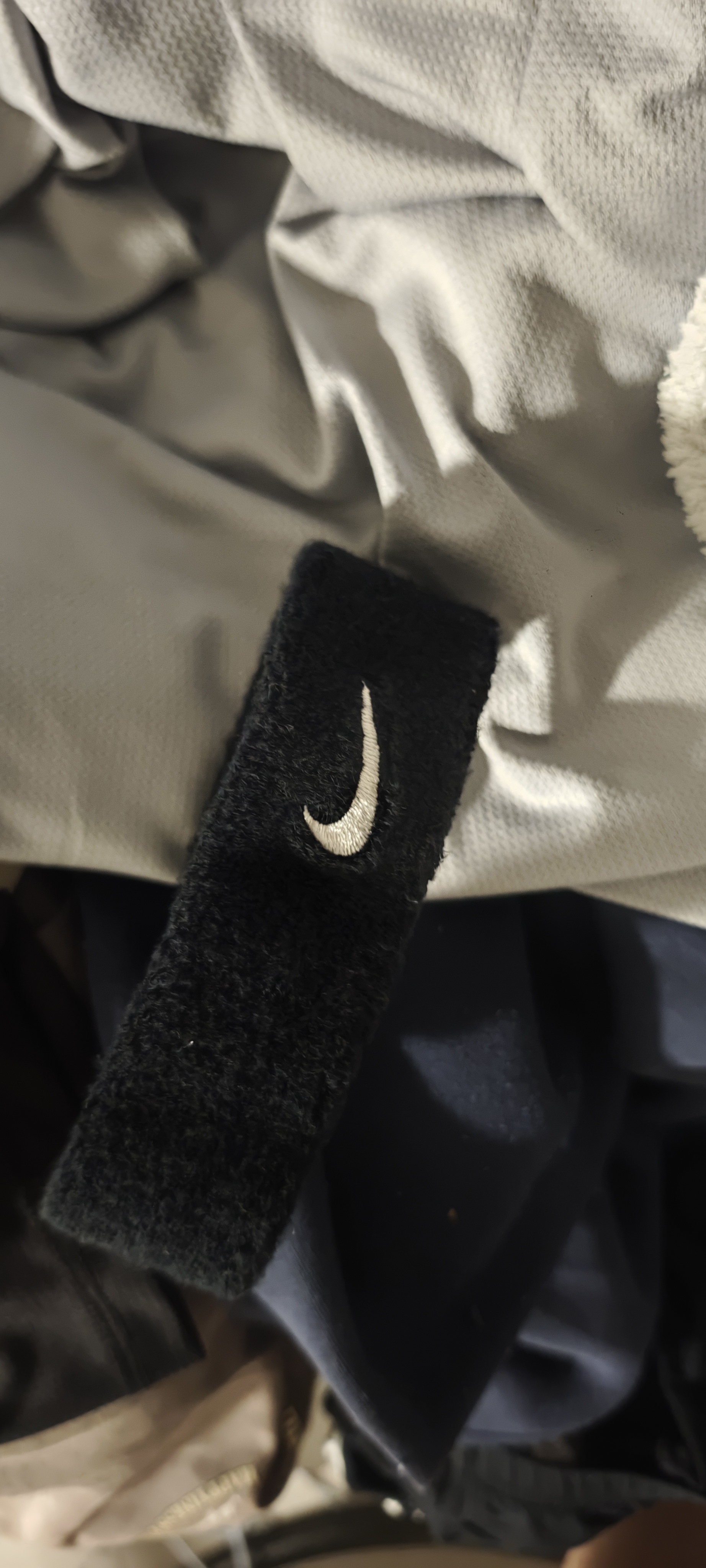 耐克（NIKE）运动发带止吸汗头带跑步导汗带篮球防汗头巾头箍束发带黑色 实拍图