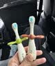 世喜儿童牙刷1-2一3岁婴幼儿宝宝专用软毛口腔清洁训练乳牙刷2支装 实拍图