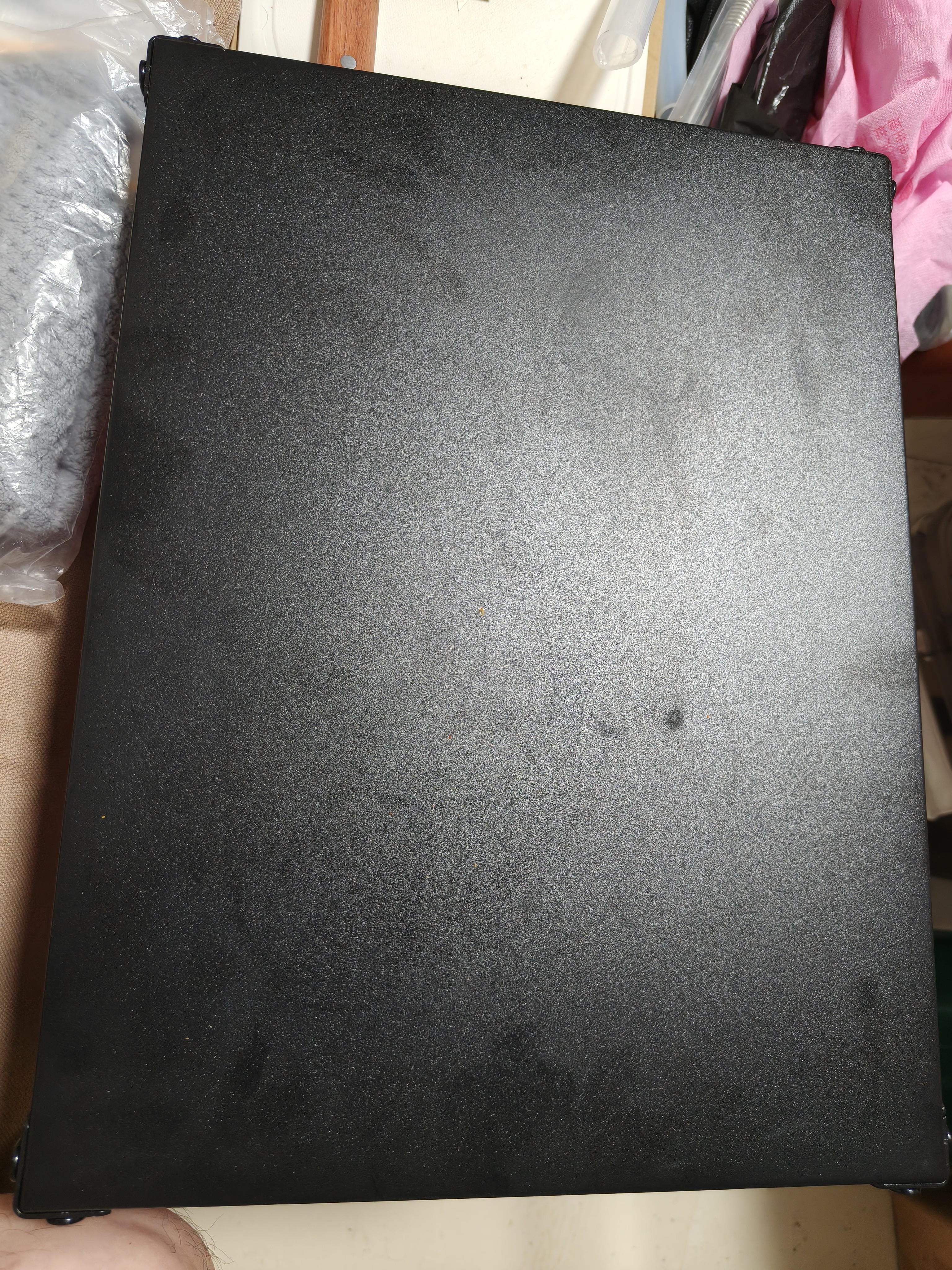 宜家（IKEA）KNARREVIK科纳列维克收纳床边桌家用落地搁架床头置物架 黑色 实拍图