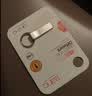 banq 128GB USB2.0 U盘 P9精品版 亮银色 大钢环便携设计 防水防震防尘 全金属电脑车载两用优盘 实拍图