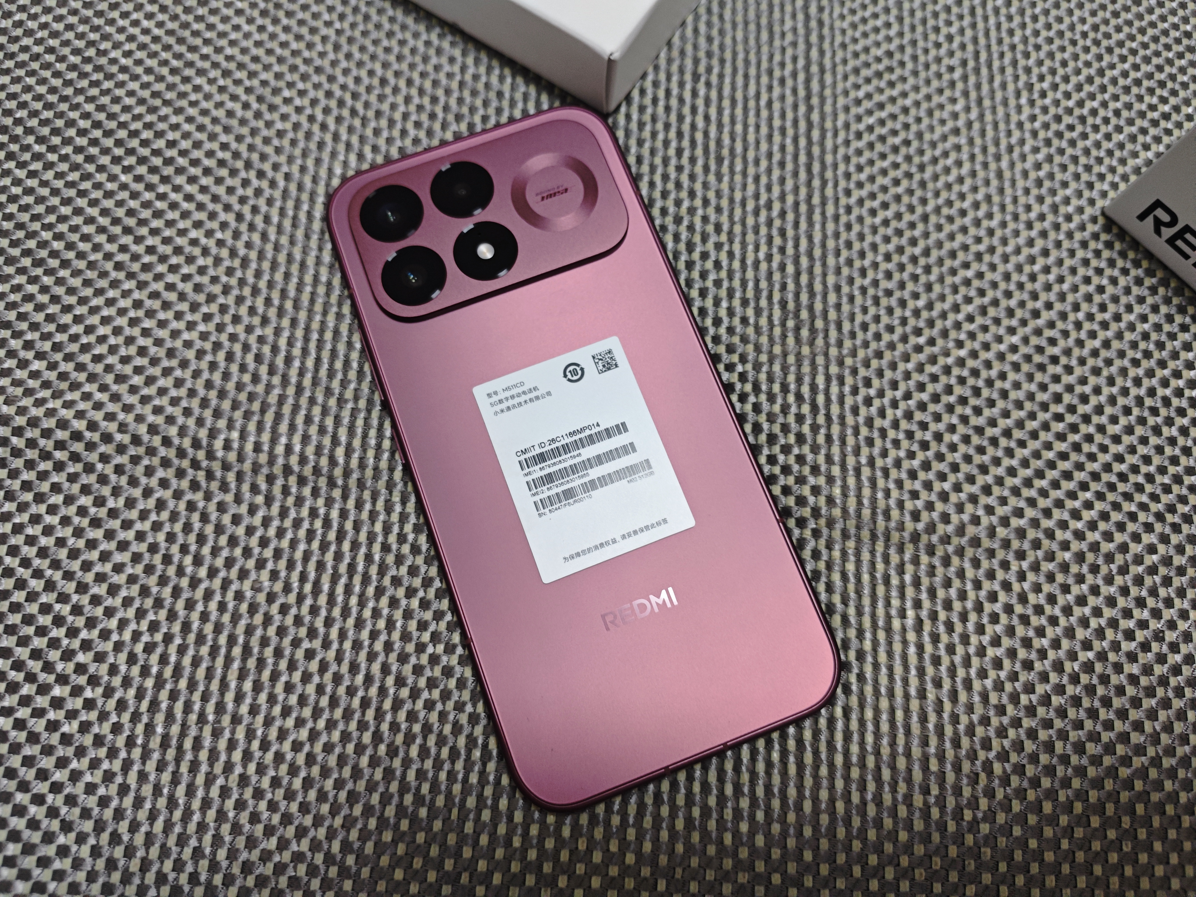 小米REDMI K100 Pro 第五代骁龙8至尊版VSeries 185Hz高刷 2亿像素红米5G学生手机 赤霞珠红 12GB+512G 实拍图