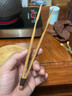 祥业大茶夹家用竹制单个功夫茶具配件防滑茶杯茶叶夹子茶镊子茶道工具 线绳-竹制茶夹F款 实拍图