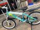 永久（FOREVER） 青少年山地车男女孩24级变速自行车双碟刹减震学生儿童运动单车 20寸 比安奇绿 实拍图